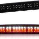Third 3rd Brake Light, LED High Mount Stop Light Replacement for 2000 2001 2002 2003 2004 2005 2006 Toyota Tundra, Rear Center Cab Roof Tail Cargo Lamp (Black)