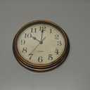 Wall Clock, Vintage Battery Operated, Retro Silent Non Ticking Decorative Clocks for Home Kitchen School Living Room