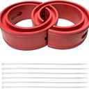 2 PCS Rubber Coil Spring Spacer for Car, Heavy-Duty Front Rear Spacer Booster for 1.45"-1.65" Springs Spacing, Universal Coil Springs Lift Spacers for Enhancing Spring Rate