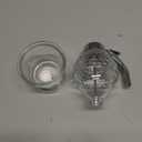 Timtopno Honey Dispenser, Glass Honey Dispenser No Drip, Honey Pot with Stand, 8 oz Honey Jar, Maple Syrup Honey Container, Elegant Honeycomb Design for Home Decor for Any Occasion