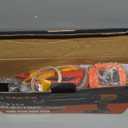 Saker Electric Caulking Gun Cordless Caulk Gun Drip-free with Caulking Tools 4 Adjustable Speeds with LED Light 10oz/300ml for Kitchen Bathroom Filling, Sealing 2 Batteries