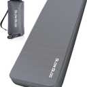 Self-Inflating Sleeping Pad with Portable Electric Air Pump, 4in Thick Memory Foam Camping Mattress for Tent Cot & Car Travel, Fast Inflate & Deflate Camping Pad (Widened Single (79x30x4in), Grey)