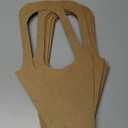 15 Packs Kraft Paper Flowers Gift Bags with Handle Flowers Bouquet Holder for Wedding, Valentines Day Decoration, Florist Shop (Small)