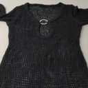 ANRABESS Women Beach Crochet Cover Ups Summer Knit Swimwear Mesh Bathing Suit Hollow Out Dress 2025 Vacation Swimsuit. S