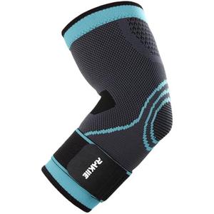 Elbow Compression Sleeve 2 Pack, Elbow Brace for Tendonitis and Tennis Elbow, Pain Relief Elbow Brace for Men & Women, Elbow Sleeve Reduce Joint Pain for Tennis, Golfer, Workouts, Blue (XL)