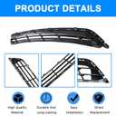 Front Bumper Lower Grille Compatible with Hyundai Santa Fe Sport 2013-2016