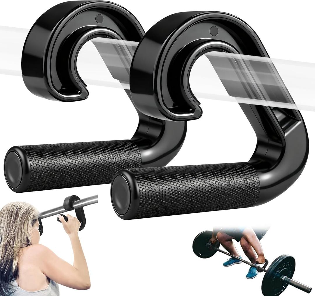 Pull Up Handles, 2 Pack Multifunctional Grip Gym Handles Robust, Ergonomic Portable Neutral Grip, for Home Gym, Strength Training, Resistance Bands Grip, Barbell, Row, Deadlift, Resistant, Bands