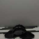 LinTimes Corner Shower Caddy Tension Pole -4-Tier Rustproof Standing Bathroom Shower Organizer Shelves with Quick Install for Bathtub Shampoo Accessories Storage, 39 to 113 Inches Adjustable - Black