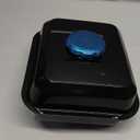 HGC Fuel Tank For Honda GX160 5.5HP GX200 6.5HP GX140 White Engine with Petcock Gas Cap Filter Replaces 17510-ZE1-020ZA Black