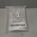 AmazerBath Heavy Duty Shower Curtain Liner 12 Gauge, 72 x 72 Inches Clear Shower Curtain Liner with 3 Clear Stones and 12 Grommet Holes, Weighted Plastic Shower Liner