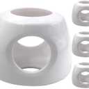 Uaeduky Baby Safety Door Knob Covers,Baby Proofing Door Knob Cover,Prevent Children from Opening Doors, Child Safety Door Knob Cover, White,4 Count, Door Knob Safety Cover for Kids,Easy to Install