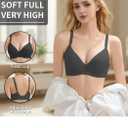3Pcs Set Everyday Bra for Women T-Shirt Push Up Underwear with Support Anti-Sag Causal Comfortable Lingerie size L