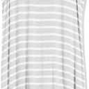 Amazon Essentials womens Tank Swing Dress (Available in Plus Size) (X-Small, Grey Heather French Stripe)