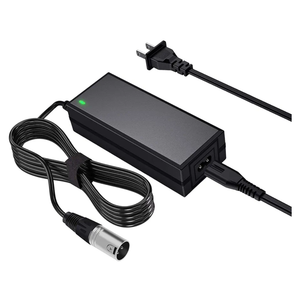 24V 2A 3-Pin XLP Electric Scooter Charger Compatible with Go-Go Elite Traveller, Pride Mobility, Jazzy Power Chair Charger & Plus Ezip Mountain Trailz