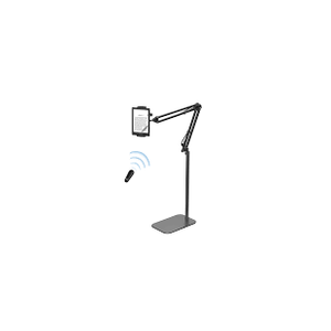 Floor Stand Kindle Holder with Remote Page Turner for Reading in Bed, Tablet Mount with Clicker, Kindle Accessories Tablet Stand Holder for Kindles Tablets