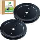 2 x 2 Pack 197473 Pulley Replaces 532197473 532195945 Mandrel Pulley 21546446 for Husqvarna 46" 42" YTH22V46 YTH18542 YT4000 YT3000 YS4500 YTH20K46 YTH21K46 YTA18542 YTS3000 Lawn Tractors