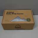 KeaBabies Baby Wrap Carrier - All in 1 Original Baby Carrier Newborn to Toddler Sling, Easy to Wear, Hands Free Bonding, Lightweight, Breathable Infant Wraps (Classic Gray) (One Size (Pack of 1))