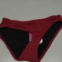 BCA by Rebecca Virtue Liana - Women's Side Shirred Bikini Bottom, Sexy Swimwear Separates for Women (Small, Burgundy)
