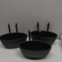 9 Inch Hanging Flower Pots, 3 Pcs Black Railing Fence Hanging Bucket Planter with Detachable Hooks, Countryside Window Plant Holder for Outdoor Garden Yard Home Decor