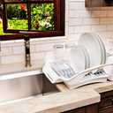 CreativeWare, Grey/White Ultimate Dish Rack