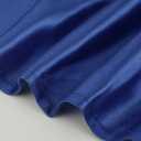 Newrara Adult Shiny Graduation Cap and Gown Tassel Set for High School & Bachelor (Blue)