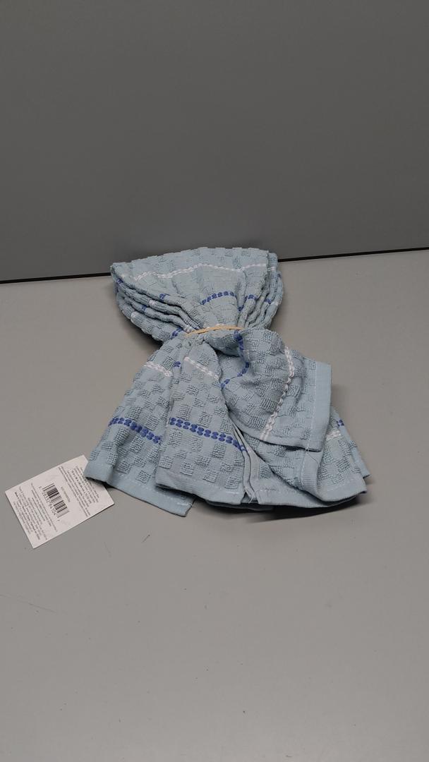 FW VALENCIA KITCHEN TOWEL 2 PACK DOBBY SKY