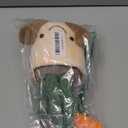 AULUDA Tulip Plush Toy, 13" Orange Flower Pot Stuffed Throw Plushie Pillow Doll, Soft Fluffy Plant Friend Hugging Cushion - Present for Every Age & Occasion