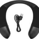 GOWENIC Neckband Speaker, BT 5.3 Wearable Speaker, Clear Calls 3D Surround Stereo Sound, Ergonomic Design, Portable BT Cordless Speaker for Home, Outdoor, Sports and Travel