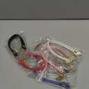 PH PandaHall 6 Colors PU Leather Purse Handle, 12.8 Inch Short Purse Strap Replacement Handbag Handle with Light Gold Swivel Clasps for Handmade Bag Handbag Purse Tote, 6pcs (3.2x1.9cm Clasp)