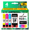 SAILNER 910XL Remanufactured Ink Cartridge Replacement for 910XL Ink Cartridges Combo Pack 910 XL Compatible with OfficeJet Pro 8020 8025 8028 8035 8030 8010 8015 8018 8022 Printer