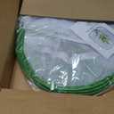 5 Feet Extra Large Monarch Butterfly Habitat, Giant Collapsible Insect Mesh Cage Terrarium Pop-up (White + Green, 35 x 35 x 59 Inches)