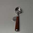 Espresso Bottomless Portafilter 3 Ears,with 304 Stainless Steel Filter Basket and Red Wood Handle,Great Coffee Accessories Tools for Home (51mm)