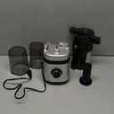 Juicer Machines, Cold Press Juicer with Wide Feed Chute, Slow Masticating Juicers for Whole Vegetables & Fruits, High Juice Yield, Easy to Clean, Large Auger, Light Silver