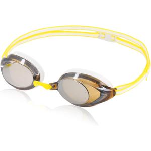 Speedo Women's Swim Goggles Mirrored Vanquisher 2.0 (White/Amber/Silver)
