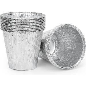 Stanbroil 15 Pack Grease Bucket Liners for Traeger Grills, Disposable Aluminum Drip Tray Liner for Traeger Pro 575/780, 20/22/34/ Series, Ironwood 650/885, 4.9" x 4.5"