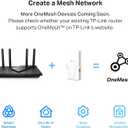 TP-Link AX3000 WiFi 6 Range Extender Internet Booster(RE700X), Dual Band, AP Mode w/Gigabit Port, OFDMA, Beamforming, APP Setup, OneMesh Compatible