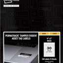Avery White Asset Tag Labels, 3/4" x 2", Tamper-Evident Laser Printable Tags, 240 Waterproof Labels (60530)