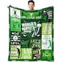 Golf Gifts for Men Blanket Ultra Soft Flannel Golfer Throw Blanket for Golf Lover Golfing Gifts Stuff 50"x40" 