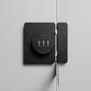 ETEKJOY Keyless Cabinet Lock 3-Digit Combination for Swinging/Sliding Door Drawer Cupboard Locker Closet Wooden Box Hook-Locking (Black, 180 Degree)