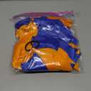 16PCS 8" Large Cheer Hair Bows Ponytail Holder Elastic Band Handmade for Cheerleading Teen Girls College Sports (16 Pcs) (Royal blue/Orange)