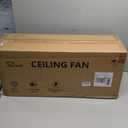 CEOTIS Ceiling Fans with Lights, 52" Wood Ceiling Fan, 3 Blades Ceiling Fan, Remote 6 Speeds Reversible Noiseless DC Motor Ceiling Fans for Farmhosue,Patio,Living Room,Bedroom,Office