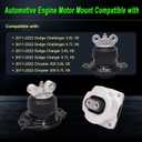 Set of 3 Engine Motor Mount Compatible with 2011-2022 Charger Challenger 11-22 Chrysler 300 3.6L 5.7L Replace for 5090140AG 52124671AE A5522 A5388 3262 3162