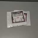 2 x Tiger Face Sticker Set, Black Stripes with Pink Nose Design,Halloween Headpiece Stick On (Black White Pink)