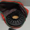 HOLDN STORAGE Premium Christmas Light Storage Bag  Heavy Duty Tear Proof 600D/Inside PVC Material with Reinforced Handles - 3 Reels Stores up to 375 Ft of Mini Tree Lights & Extension Cords Red