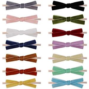 LittleJoJo Baby Girl Headbands and Bows, Newborn Infant Toddler Nylon Hairbands Hair Accessories