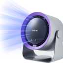 CATY&KITTEN Portable Table Fan, mini Fan for desk, bedside fan for Bedroom, Living Room, Kitchen, Dining Room, 5400mAh Rechargeable with longer runtime and efficient air circulation