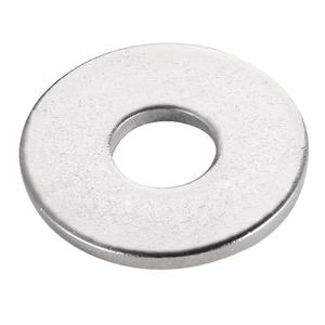 50 PCS 1/4" Stainless Flat Washers, 7/10" Outer Diameter, 18-8 (304) Stainless Steel Metal Washers for Screws and Bolts
