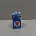 Westinghouse 0344600, 25 Watt, 120 Volt Trans Incandescent A19 Light Bulb-2500 Hours, 1 Pack, Transparent Red