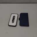 TUCCH 2-in-1 Detachable Wallet Case for iPhone 17 Pro (6.3-inch) 2025, RFID Blocking | 4 Card Holders | Wireless Charging | Wrist Strap | Kickstand | Magnetic | PU Leather Protective Cover | Dark Blue