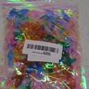 110Pcs in 10 Colors Ceramic Christmas Tree Replacement Bulbs - Plastic Lights Pegs, Included Angel TopperSnowflake TopCross Stars. (Multicolor-3 Tops)